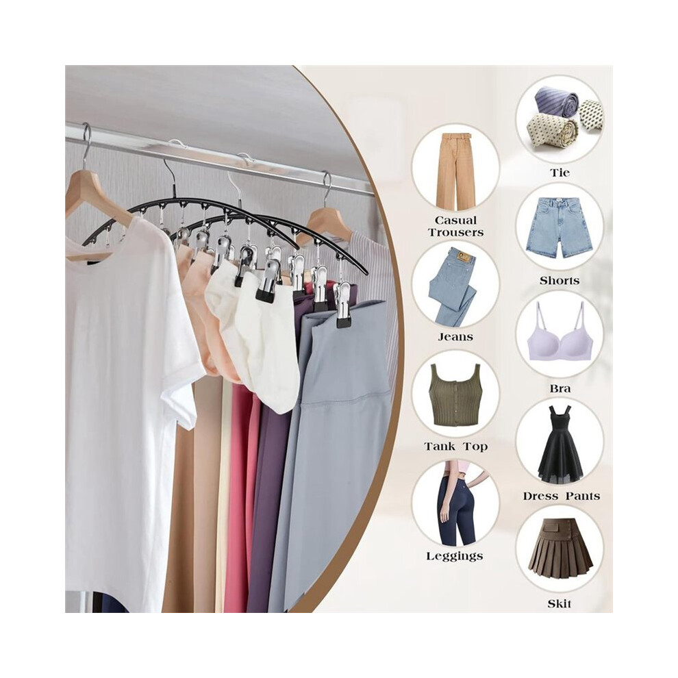 Stainless Steel Drying Socks Clothes Rack Multi-Clip Balcony Windproof Multi-Function Drying Pantyhose Hanging Clothes 6133869918033