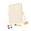 Klein whiteboard message board dubbelzijdig-Rechthoekig roze 1