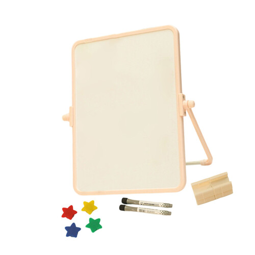 Klein whiteboard message board dubbelzijdig-Rechthoekig roze