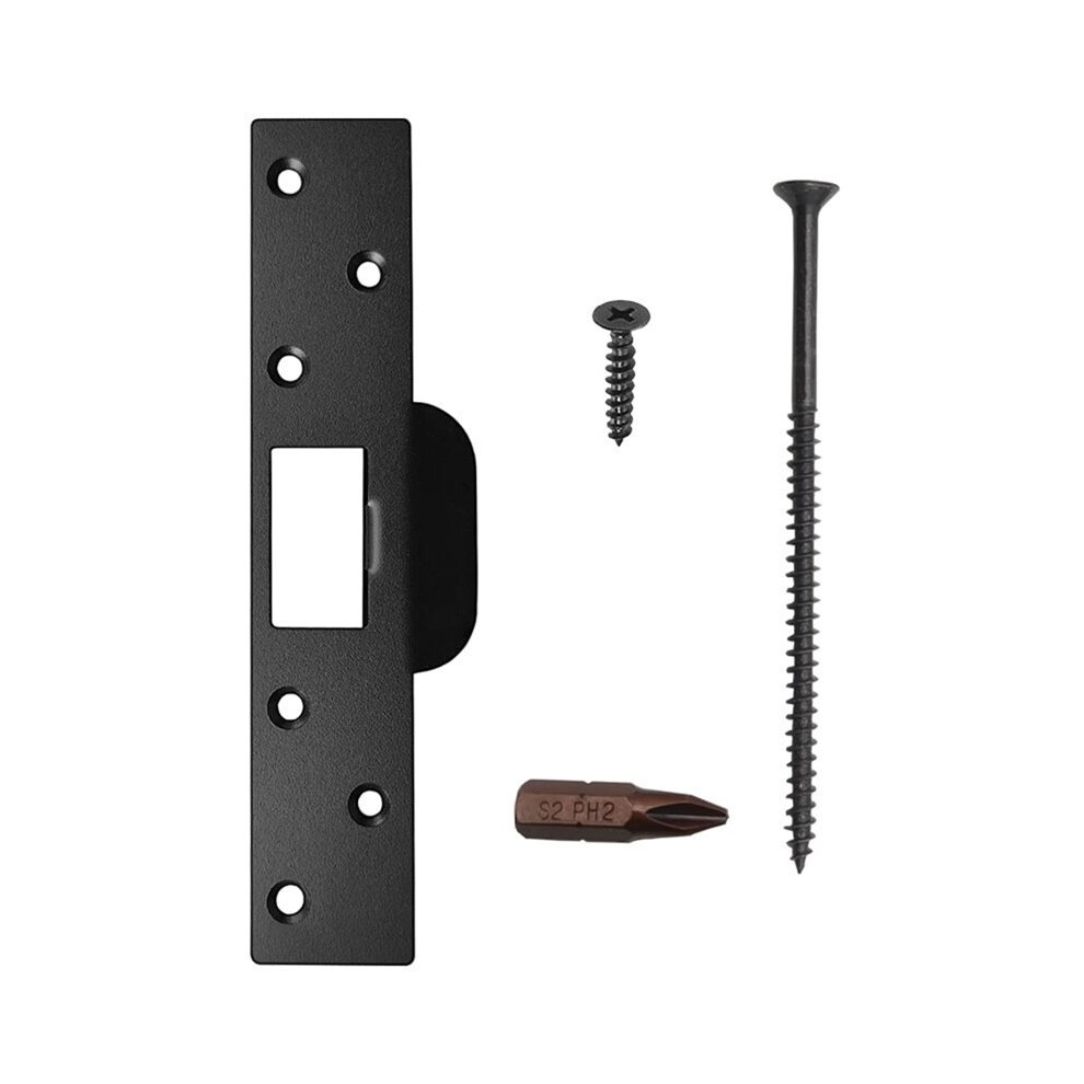 Extra Long Door Strike Plate 7Inch Heavy Duty Version Oversized Strike To Repair Damaged Worn Frame/Slot/Jamb 6131186928216
