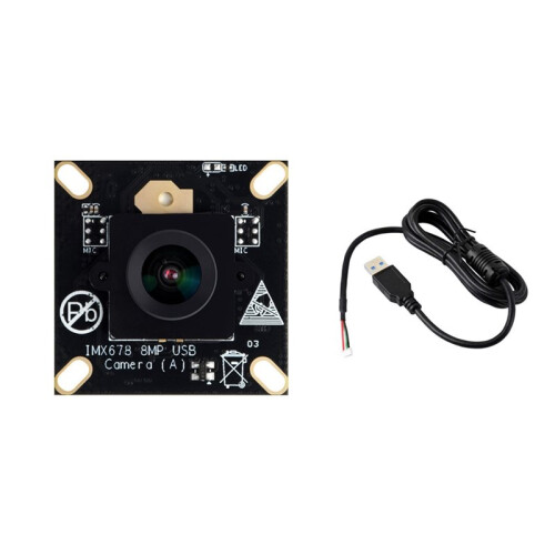 8MP USB Camera Module IMX678 Photosensitive Chip M12 Camera Module Wide Dynamic Fixed Focus Plug and Play