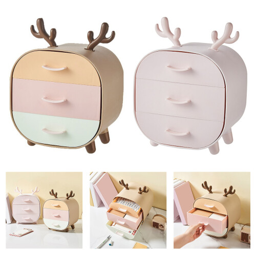 Multifunctionele ABS Desktop Organizer met meerdere-Khaki 2