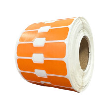 Synthetic Paper Sticker For Jewelry Pricing Strong-Orange
