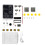 7 Pixel Game Console Electronic DIY Kits Handheld 51 Single-Chip Computer DIY Welding Practice Parts Red Transparent 1