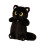 Soft Plush Pen Adorable Feline Shape Spacious-Black cat 1