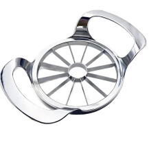 Fruit Slicer and Corer 12-Blade Stainless Steel Fruit Cutter-Frosted Handle Comfortable to Use