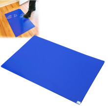 Adhesive Mat For Cleanrooms And Laboratories 60x90cm 24x36in Transparent Sticky Dust Control For Shoes And Wheels