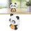Solarbetriebene Panda-Figur, automatische 12