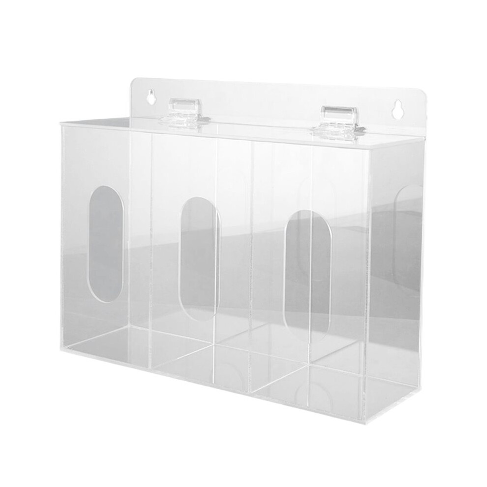 Acrylic Gloves Dispenser Holder Station Organizer Wall Mount Glove Rack For Mask Earplugs Beard Shoe Covers Restaurant 6133591992097