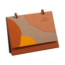 2026 Simple Desk Decorations Calendar Organizer Creative-brown