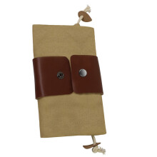 Pochette de recherche de nourriture pliable en toile cirée,-kaki