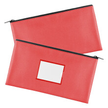 Waterdichte dossierhouders PU lederen constructie-Rood