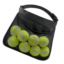 Tennis Ball Belt Holder and Golf Ball Collection Bag, Breathable Portable Storage for Baseball and Golf Accessories
