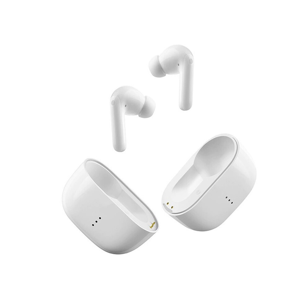 M3 Language Simultaneous Translator Headset Business Interpretation Earphone Travel Voice Translation Earbuds White 6132671399474