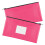 Waterproof PU Leather Card Holders Document Holders-Rose Red 1