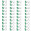 40 Pcs Paper Clamps Foldback Clips Paper Clips Heart-Green 1