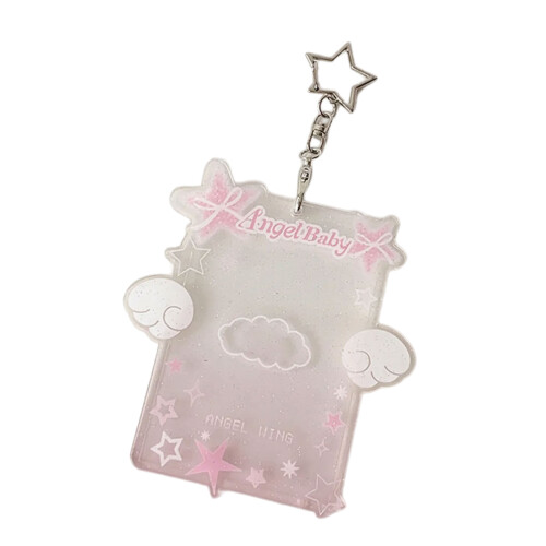 Waterproof Multipurpose Card Protector Clear Photo Card-Pink