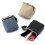 Vintage-Leder-Schmuck-Organizer, kleine Geldbörse,-Jeansblau 6