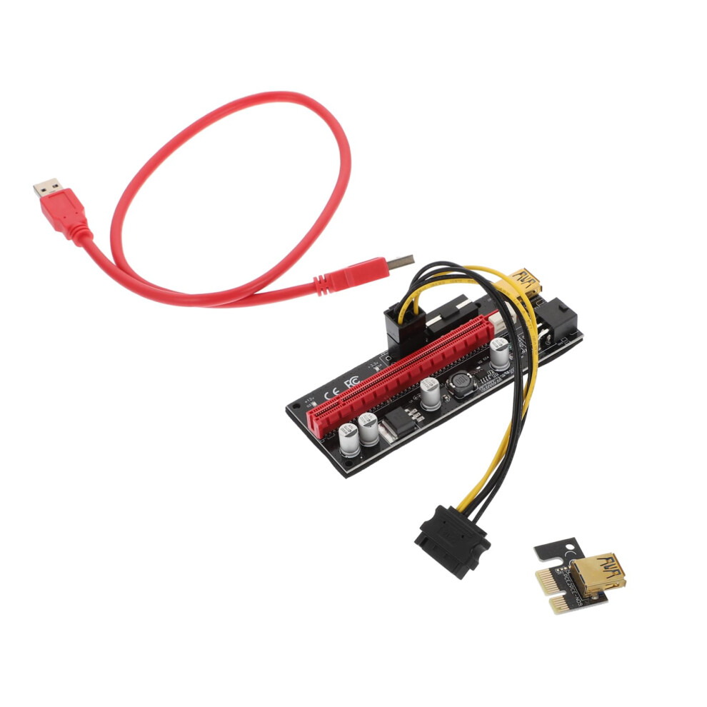Pcie Riser 1X To 16X Extender Cable Gpu Mining Adapter Independent Power Supply Pcie Riser Cable Gpu Mining 1X To 16X 9119770742100