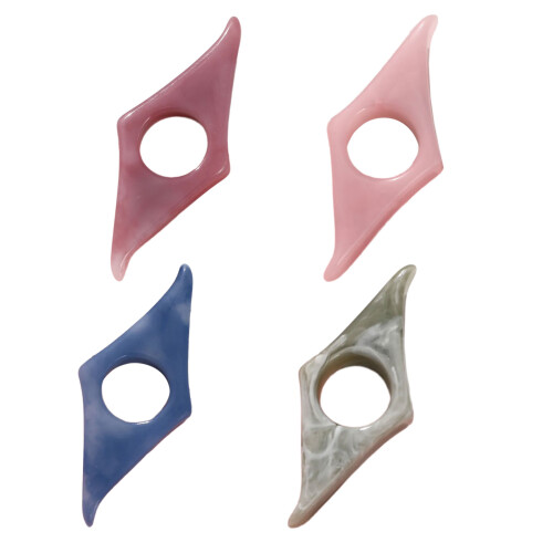 4Pcs Resin Thumb Book Page Holder Ergonomic Bookmarks-1456