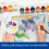 Versatile Plastic Color Blending Tray Detachable Compartments 7