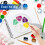 Versatile Plastic Color Blending Tray Detachable Compartments 4