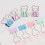 40 Pcs Paper Clamps Foldback Clips Paper Clips Heart-Green 7