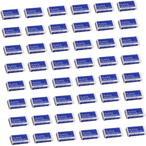 8/48Pcs Large 2B Exam Erasers Oversized Rubber Eraser School-48