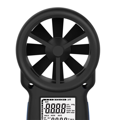 HoldPeak -866B Anemometer Wind Speed and Temperature,Wind Chill Indicstion Hand-Held Current/Average/Max/Min LCD Back-Light 1