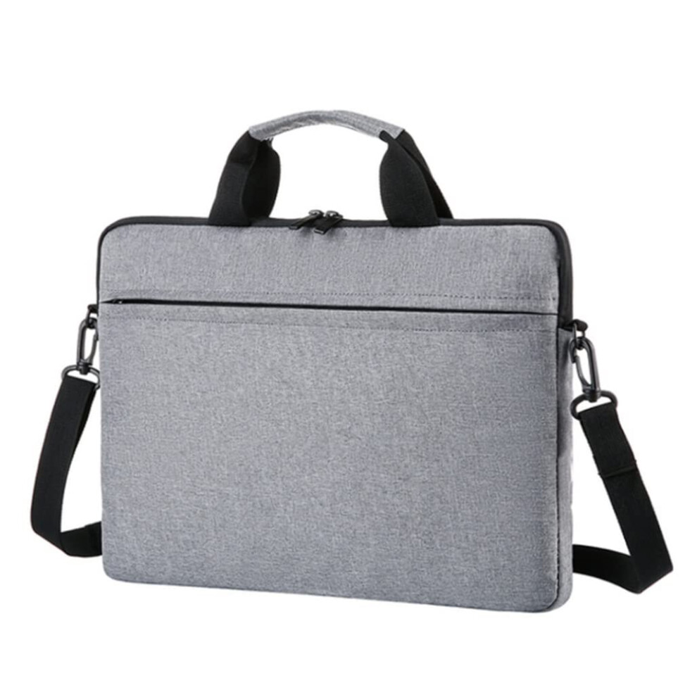 Laptop Bag 15.6 Inch Waterproof Briefcase For Notebook Computers, Shoulder And Hand Carry Case Grey 9119770742544