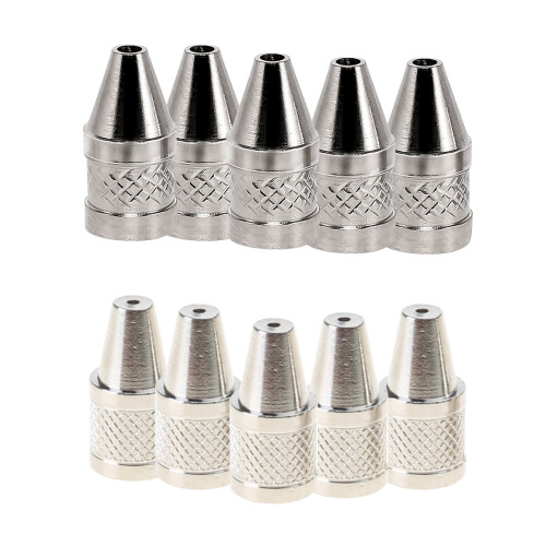 5 Stück 1,6 mm/1,2 mm Düsen-Eisenspitzen, elektrische-1,2 Löcher 2
