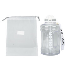 Wasserflasche, BPA-frei, umweltfreundlich, großes Fassungsvermögen, mit Zeitanzeige, Tragegriff, auslaufsicher, spülmaschinenfest, für