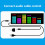 Voice Sensors Pickup Analyzers Music Spectrum Display for-White 3