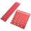 Multiuse Nut and Bolt Thread Checker 28-New 28 hole red 2