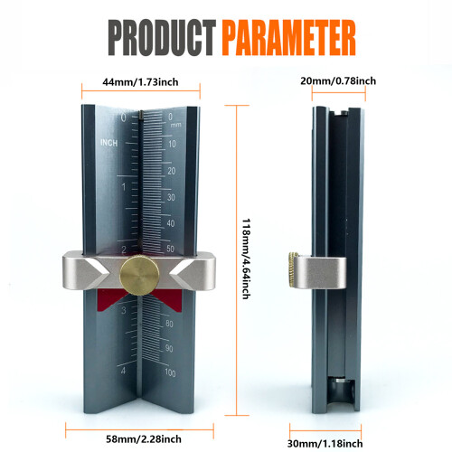 Multifunctional Carpenter Tool Aluminum Precisions Measuring 2