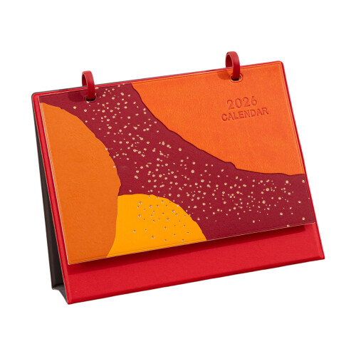 2026 Daily Schedule Planner Home Office Decors Desk-Red