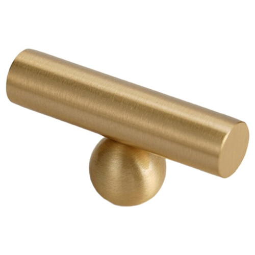Brass Cabinet Handle - Modern Minimalist Design for Wardrobe and Drawer A