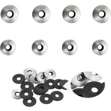 Robuuste roestvrijstalen ringen voor gebruik in industriële machines, brandwerend, vorstbestendig, corrosie- en roestwerend, plat ontwerp voor een