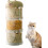 Pet  Container Stackable Dog  Jar Dispenser Food Grade Snack Storage Box Cookie Jar Organizer For Three Cans 5
