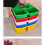 6Pcs Storage Basket With Handle 3 Section Art Supplies Organiser 7