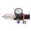 Air Filter Pressure Regulator 1/4 Inch AFR2000 Water Separator Air Tool Compressor Filter with 10MM Connector 7