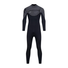 Wetsuit Men 2/3mm Neoprene Front Zip Diving Suit for Scuba Diving Surfing Snorkeling Kayaking Gray 4XL