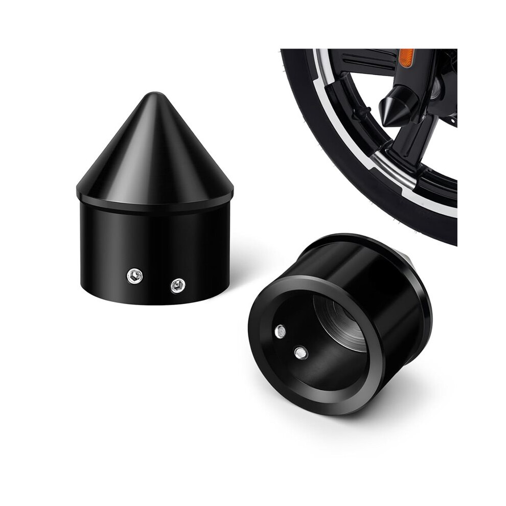 Front Axle Nut Covers For Harley,Cnc Axle Nut Caps For Harley Davidson Touring/Sportster/ Dyna/Trike Glide 2008-Later 6132671342227