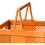 Folding Storage Crate Collapsible Crate For Storage Orange SpaceSaving Home Organization 3
