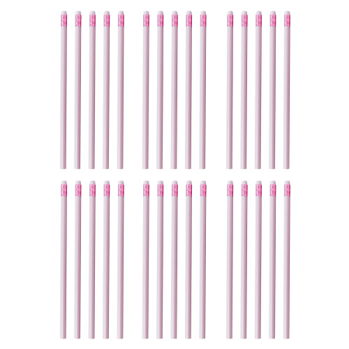 30 Pcs Macaron Color Pencils for Daily Use Triangle-Purple