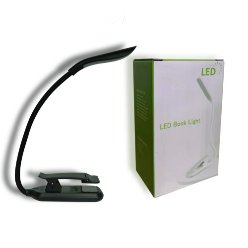 Leselampe, LED-Buchlampe mit 3 Lichtmodi, wiederaufladbar Black 2