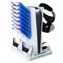 Ladestation mit Kühlung für PS VR2 und PS5 White