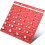 Portable Bolt Thread Gauge 28 Hole Aluminum-New 28 hole red 7