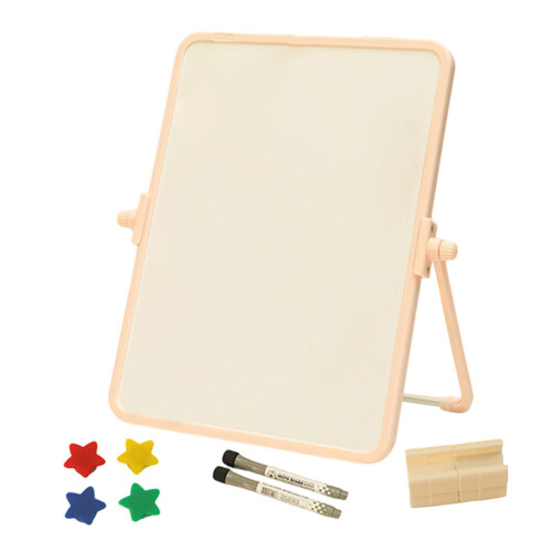 Double Sided Magnetic Whiteboard Writing Board-Rectangular pink