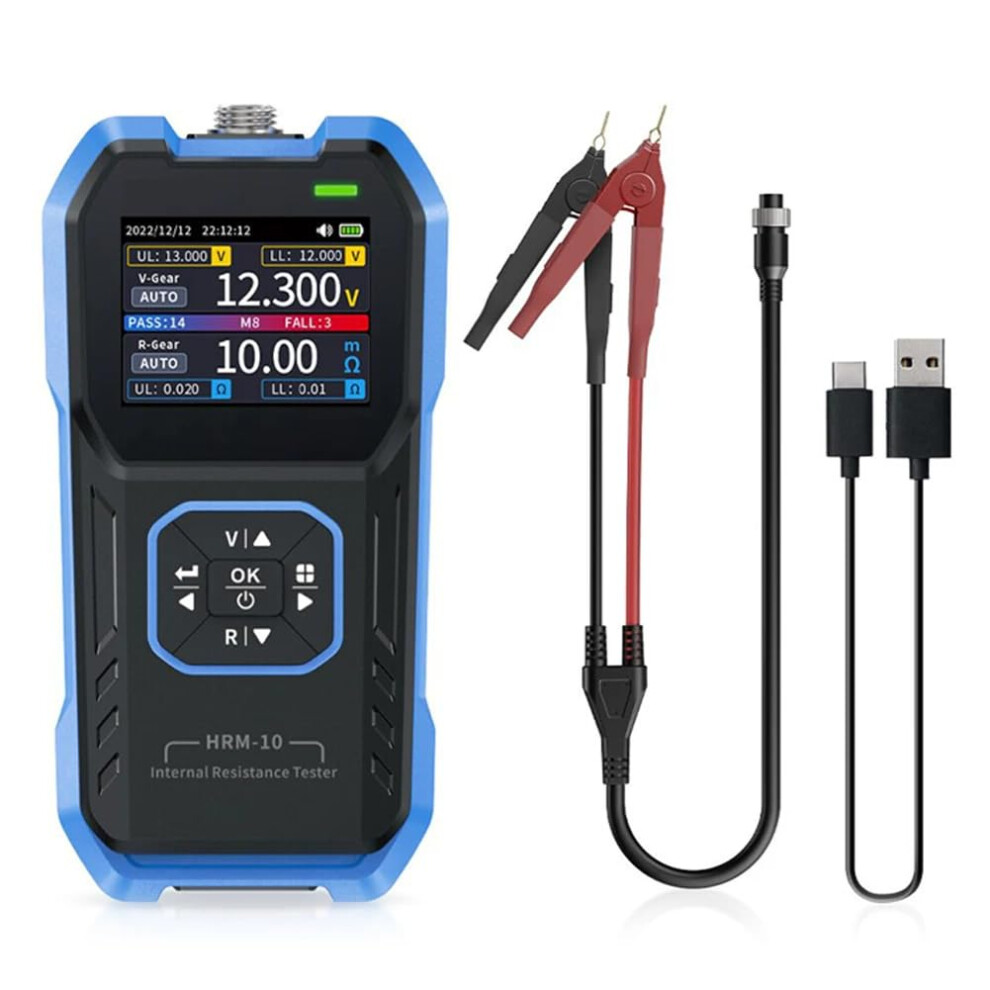 Resistance Tester For Lithium Battery Internal Resistance Meter 0V To 100V Range 0200 Ohm Precision 9001264978129